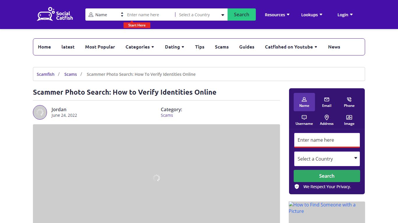 Scammer Photo Search: How to Verify Identities Online